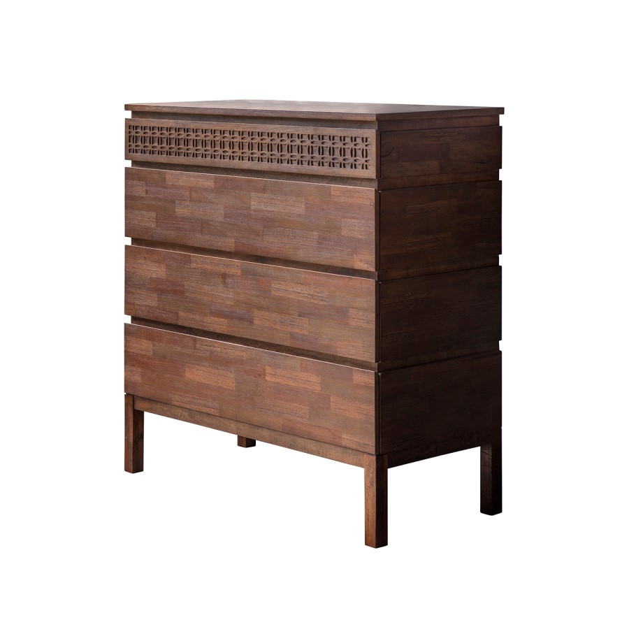 Caspian House Solid 4 Drawer Chest of Drawers