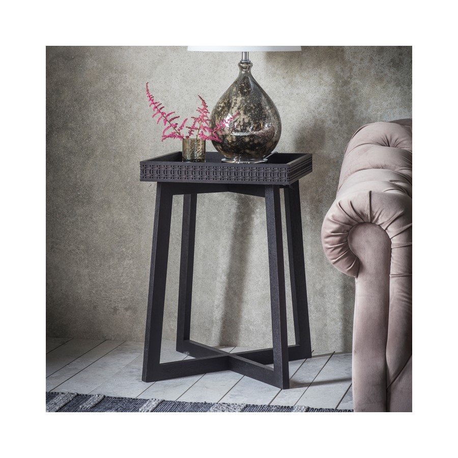 Caspian House FOL100615 Boho Boutique Bedside Table
