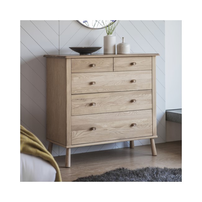 Caspian House Wycombe 5 Drawer Chest of Drawers