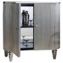 Gallery Jeeves Drinks Cabinet in Silver
