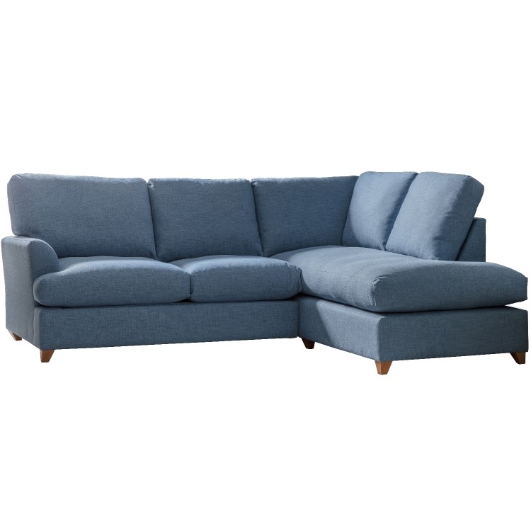 Gallery Charlford Blue Corner Sofa Bed - Left Hand