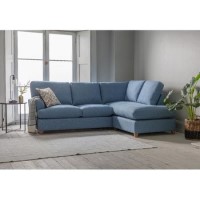 Gallery Charlford Blue Corner Sofa Bed - Right Hand