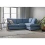 Gallery Charlford Blue Corner Sofa Bed - Right Hand