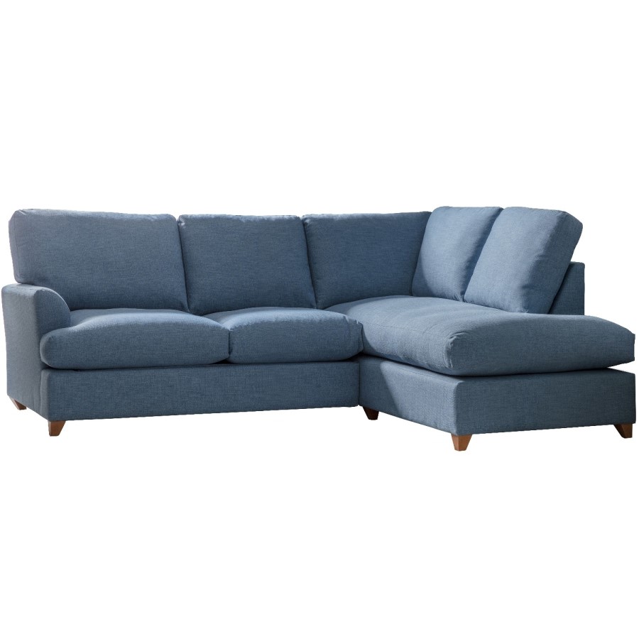 Gallery Charlford Blue Corner Sofa Bed - Right Hand