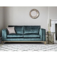 Gallery 3 Seater Sofa Bed Petrol Green - Treyford Range
