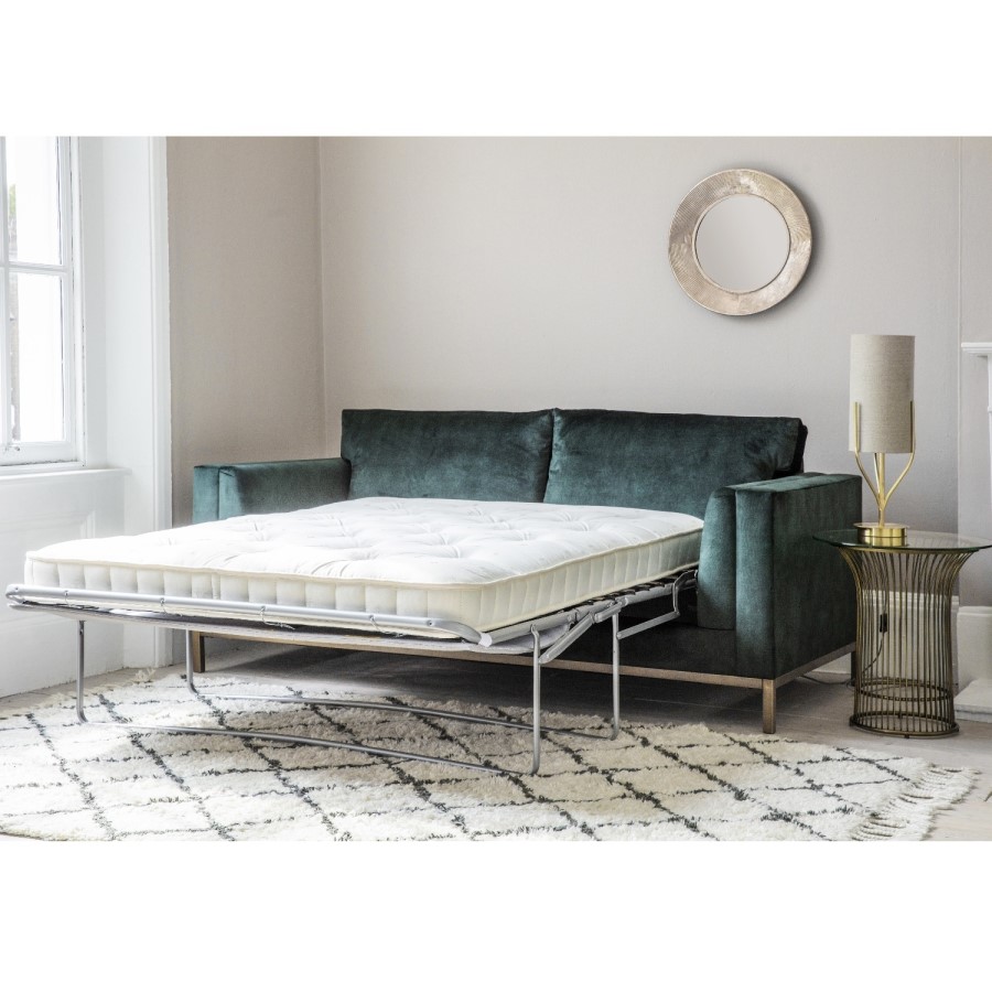 Gallery 3 Seater Sofa Bed Petrol Green - Treyford Range