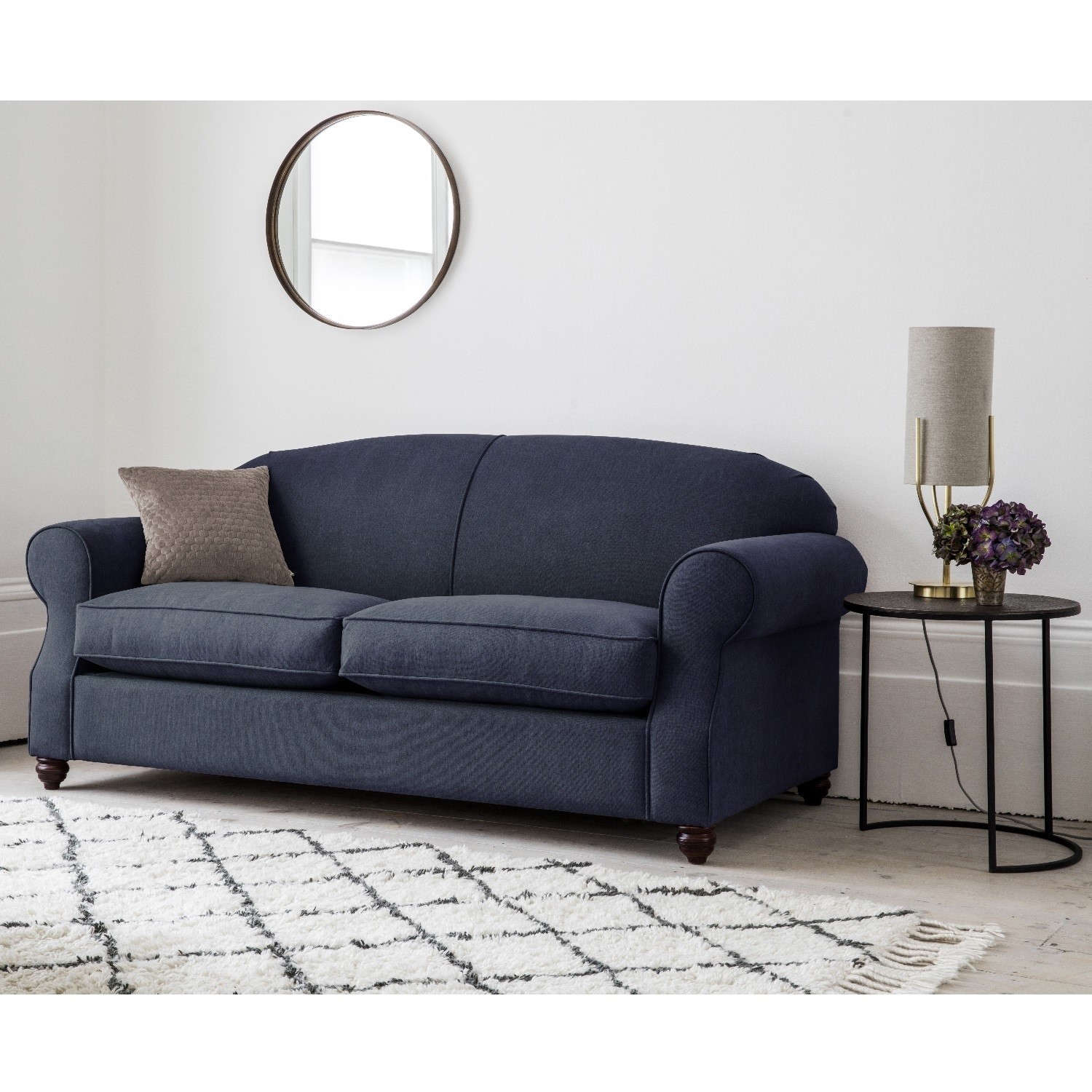 Gallery Holdsworth Sofa Bed in Berwick Navy Furniture123