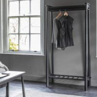 Gallery Wycombe Black Open Wardrobe
