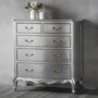 Gallery Chic Silver 5 Drawer Chest