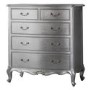 Gallery Chic Silver 5 Drawer Chest