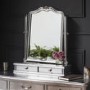 Gallery Chic Silver Dressing Table Mirror