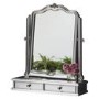 Gallery Chic Silver Dressing Table Mirror