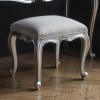 Gallery Chic Silver Dressing Stool