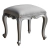 Gallery Chic Silver Dressing Stool