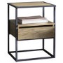 Gallery Balham Oak Bedside Table