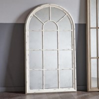 Window Mirror with Cream Frame - Caspian House