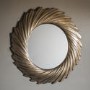 Round Mirror Gold Verdigree - Caspian House 
