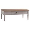Taupe 1 Drawer Coffee Table - Caspian House