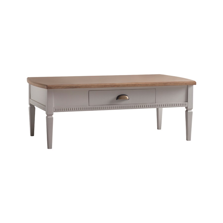 Taupe 1 Drawer Coffee Table - Caspian House
