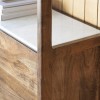 Gallery Barcelona Acacia and White Marble Bookcase/Display Unit