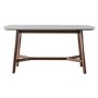 Gallery Barcelona White Marble Top Dining Table