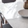 Gallery Barcelona White Marble Top Dining Table
