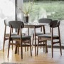 Gallery Barcelona Round White Marble Top Dining Table
