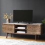 Gallery Barcelona White Marble Top Media TV Unit - TV's up to 50"