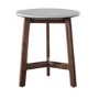 Gallery Barcelona White Marble Top Side Table