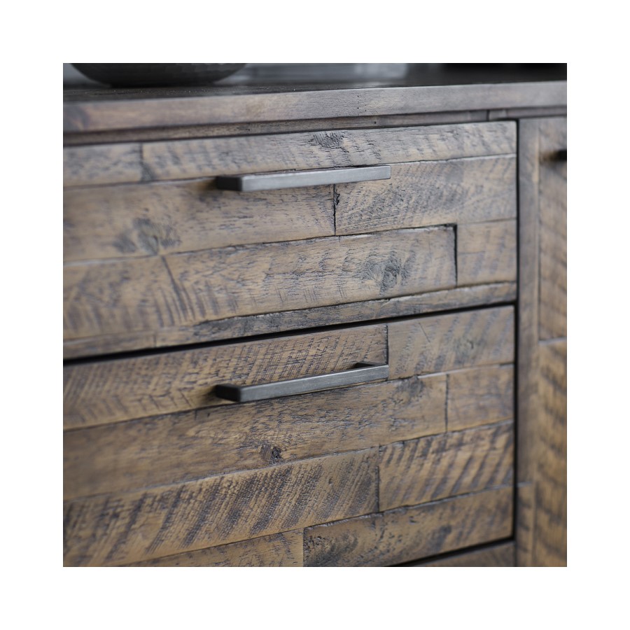 Gallery Camden 2 Door 3 Drawer Sideboard Rustic