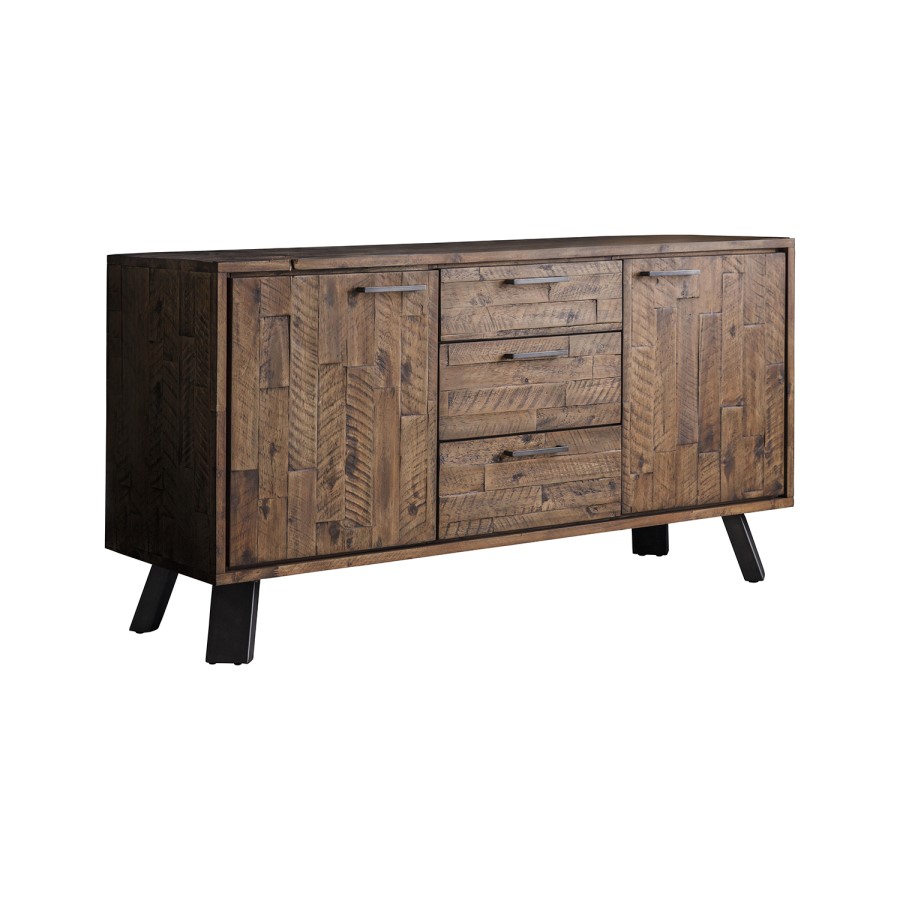 Gallery Camden 2 Door 3 Drawer Sideboard Rustic