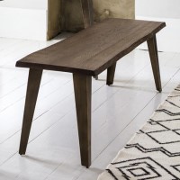 Gallery Foundry Industrial Style Dining Bench in Oak