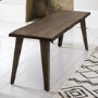 Gallery Foundry Industrial Style Dining Bench in Oak