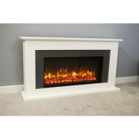 Suncrest Georgia White Textured Electronic Suite 
