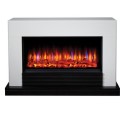 FOL100751 Suncrest Raby White Electric Fireplace Suite