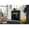 Bioethanol Fireplace in Black High Gloss - Neo
