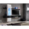Floating TV Entertainment Unit in Black &amp; White - TV&#39;s up to 50&quot; - Neo