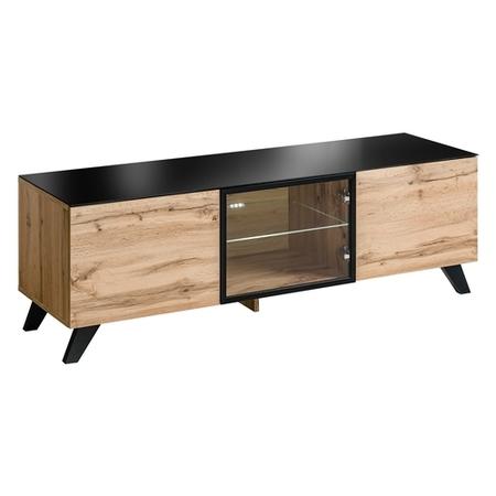 Wooden TV Unit with LED Lighting - TV's up to 63" - Neo