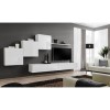 High Gloss White Floating Entertainment Unit - TV&#39;s up to 50&quot; - Neo