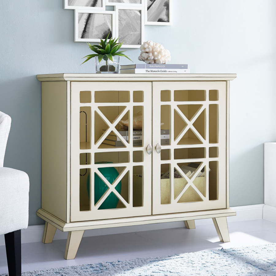 Cream Solid Wood Sideboard - Foster