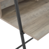 36&quot; Modern Wood Ladder Computer Desk - Grey Wash