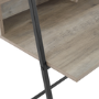 36" Modern Wood Ladder Computer Desk - Grey Wash