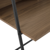 36&quot; Modern Wood Ladder Computer Desk - Mocha