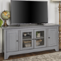 Large Grey Wooden TV Unit with Storage - Foster - TV's up to 55"