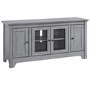 Large Grey Wooden TV Unit with Storage - Foster - TV's up to 55"