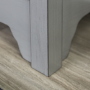 Large Grey Wooden TV Unit with Storage - Foster - TV's up to 55"
