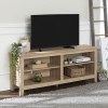Foster Wood Effect TV Unit with 4 Open Shelves