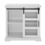 White Wood Effect Sideboard with Storage - Foster