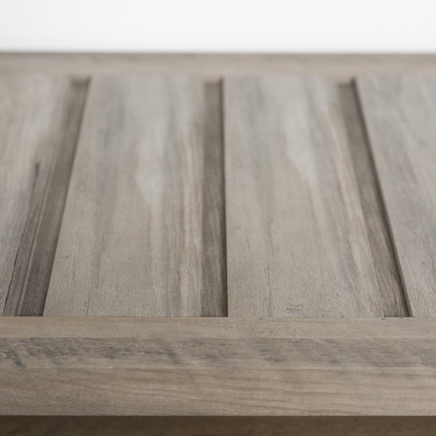 Foster Grey Wooden Effect Console Table with Drawer & Shelf