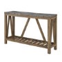 Foster Wooden Effect Console Table with Shelf